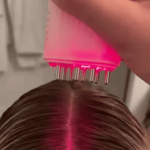 Red Light Therapy Electric Scalp Massager And Hair Oil Applicator